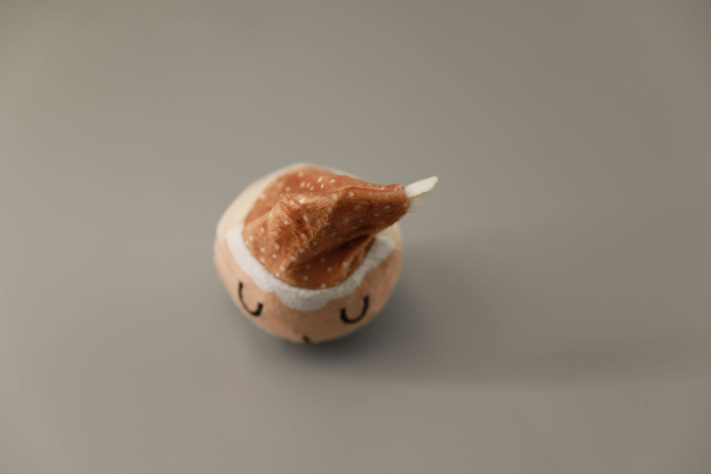 Jolly Mini Santa Squeaky Plush Ball