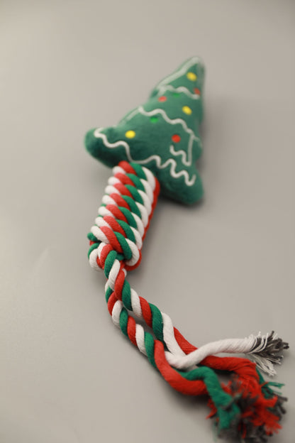 Deck the Paws Christmas Tree Tug Toy