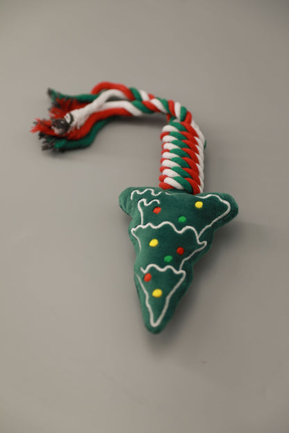 Deck the Paws Christmas Tree Tug Toy