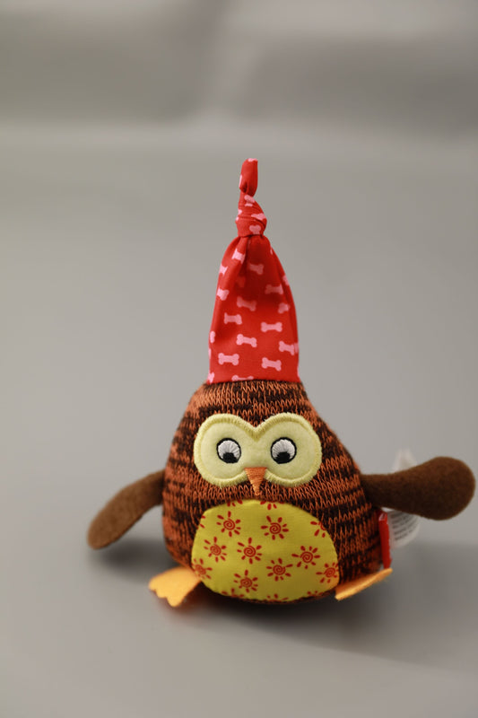 Knitted Winter Penguin Dog Toy