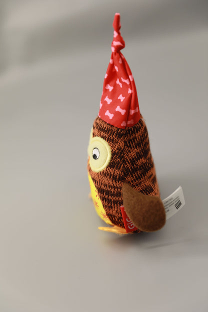 Knitted Winter Penguin Dog Toy